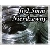 Drut sprężynowy NIERDZEWNY fi 2,5 mm AISI302